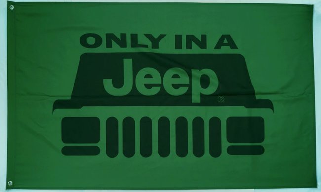 Jeep Flag 3X5 Ft Polyester Banner USA 90x150cm
