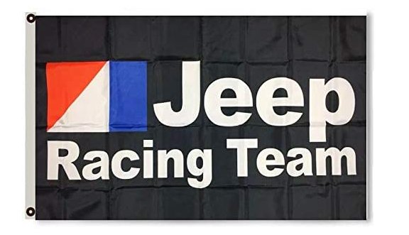 Jeep Racing Team AMC Flag 3X5 Ft Polyester Banner USA 90x150cm