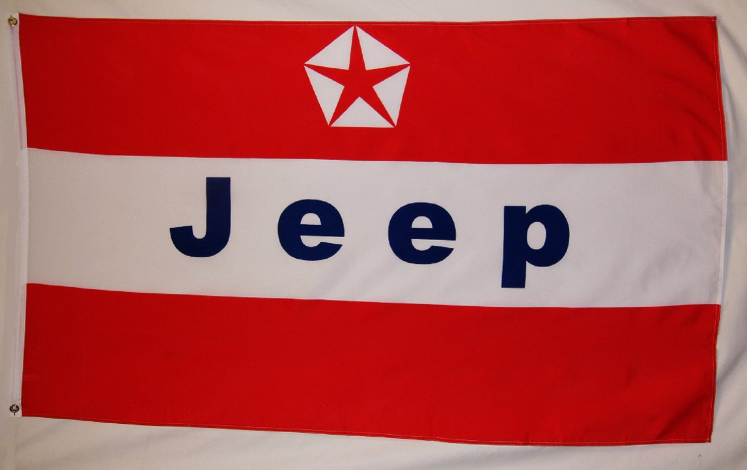 Jeep Red White And Blue Flag 3X5 Ft Polyester Banner USA 90x150cm