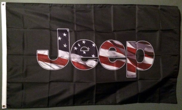 Jeep USA America Flag 3X5 Ft Polyester Banner USA 90x150cm