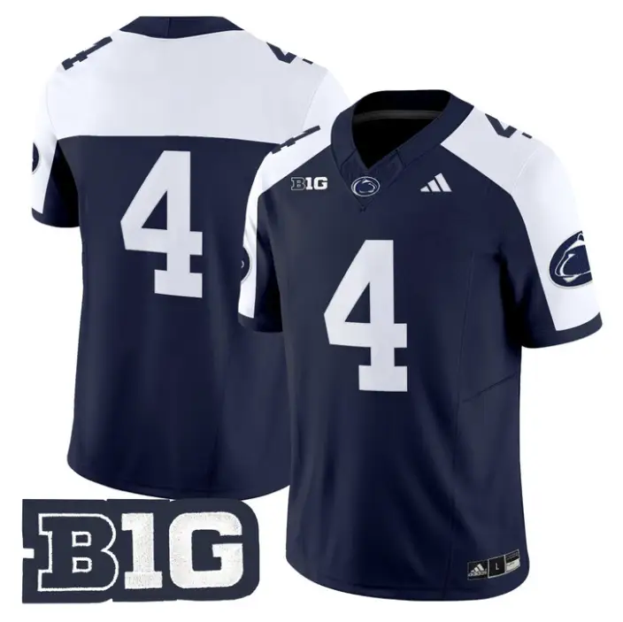 Jeremiah Cooper Jersey #1 Penn State 2026 No Name on Back Limited Stitched