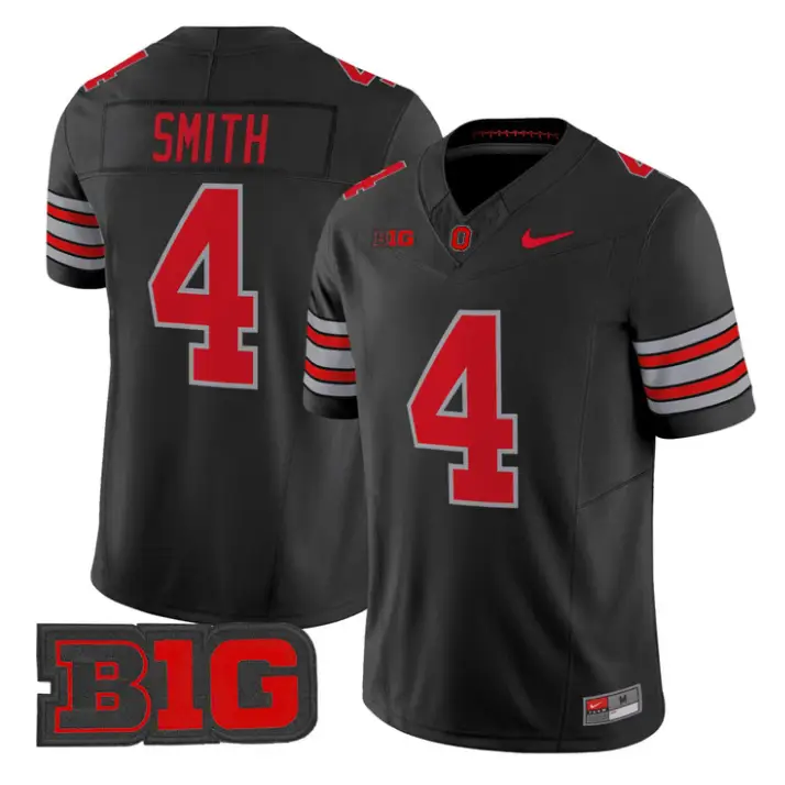 Jeremiah Smith Jersey #4 Ohio State 2026 Tunnel Vision Limited Stitched