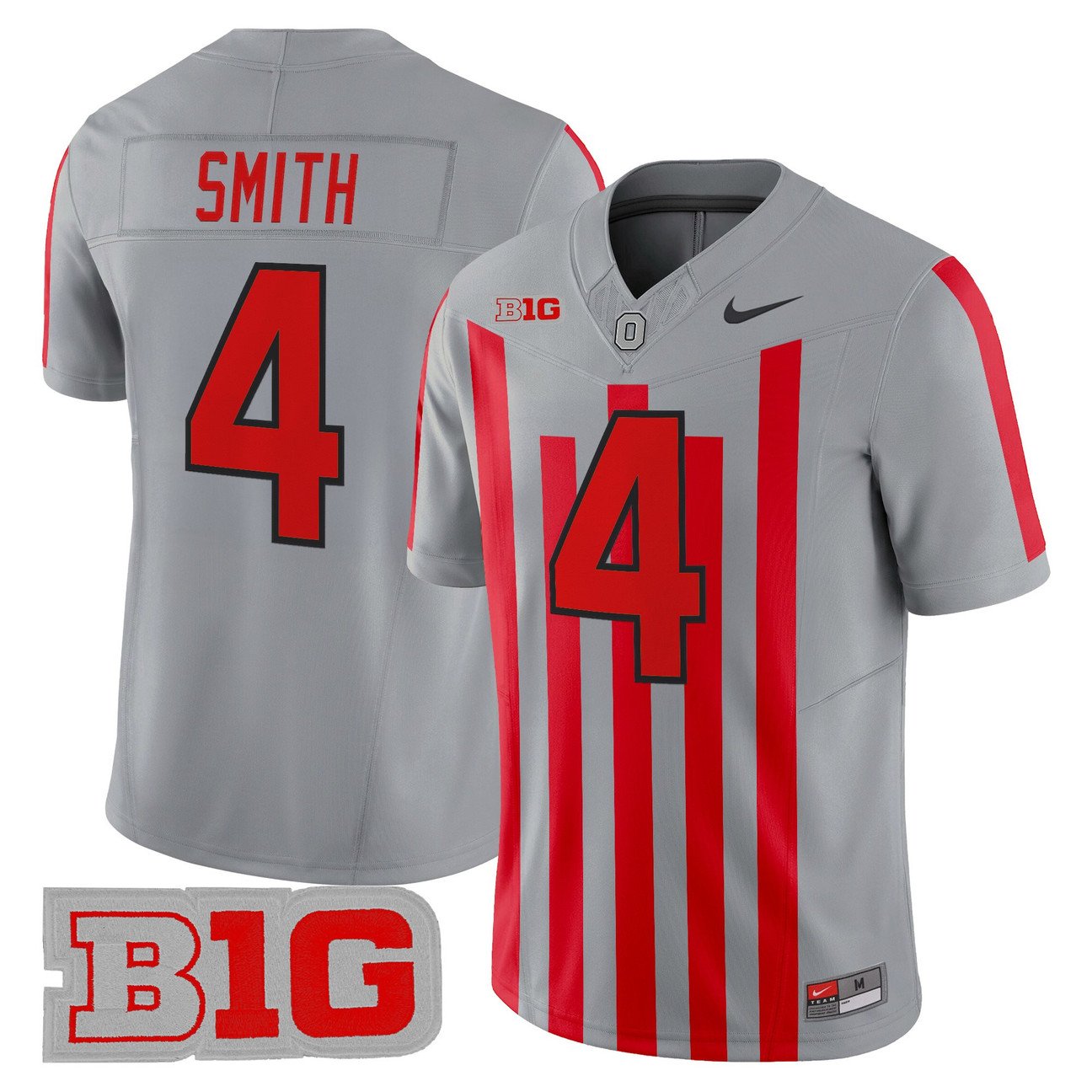 Jeremiah Smith Jersey #4 Ohio State Buckeyes Throwback Limited Stitched