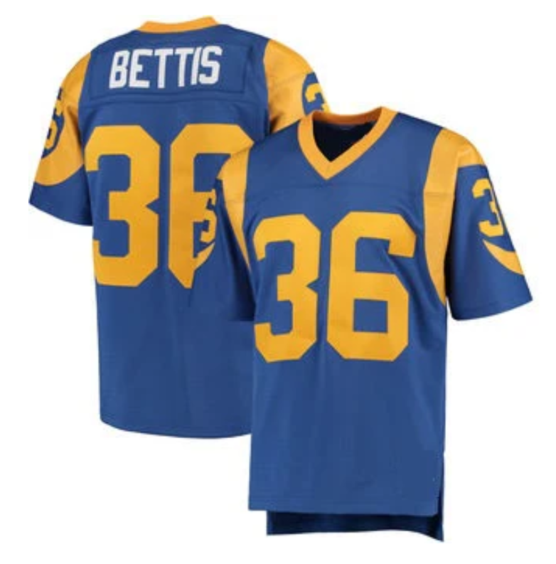 Jerome Bettis Los Angeles Rams Custom Throwback Football