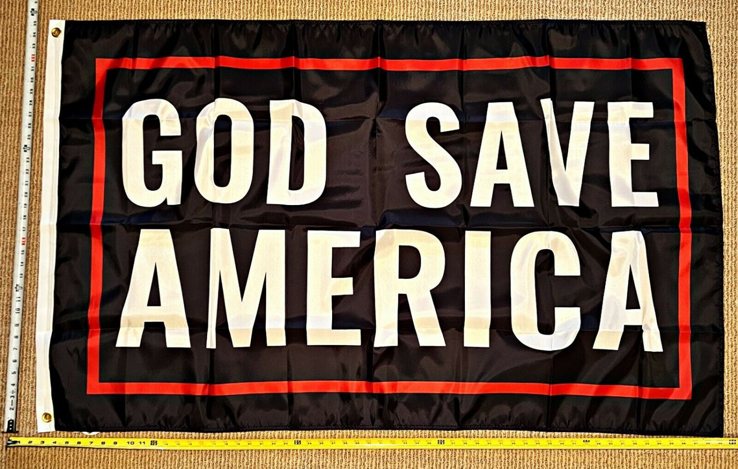 Jesus Flag God Save America BP USA God We Trust Hope Sign USA 3x5'