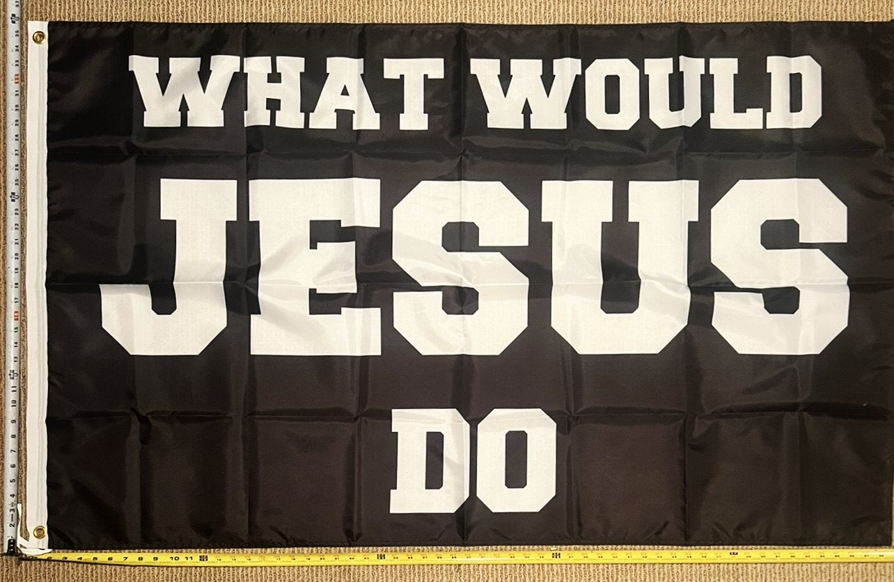Jesus Flag W Lord Love Religion Christian God USA Poster Sign 3x5'