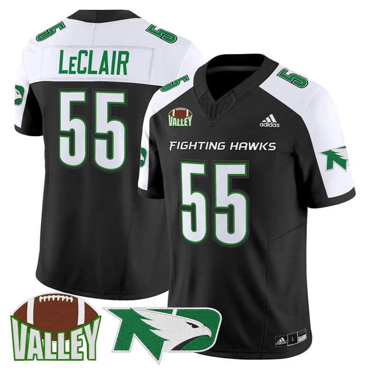 Jim LeClair Jersey #55 North Dakota Fighting Hawks 2025 Stitched