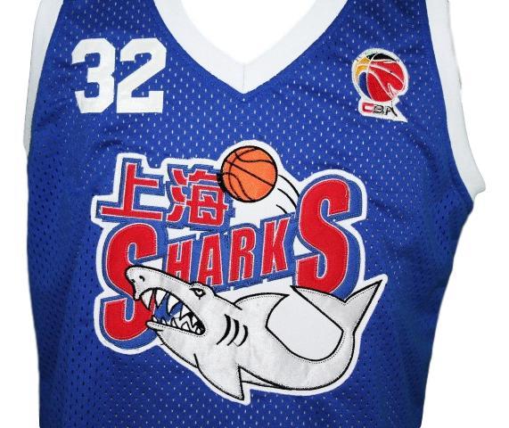 Jimmer Fredette Jersey #32 Shanghai Sharks Basketball Blue