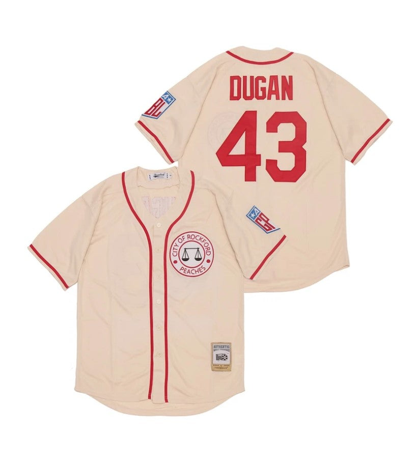 Jimmy Dugan Rockford Peaches Baseball Jersey