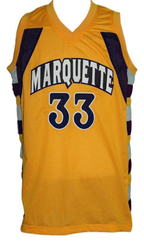 Jimmy Butler Jersey #33 Marquette College Basketball Sewn Gold