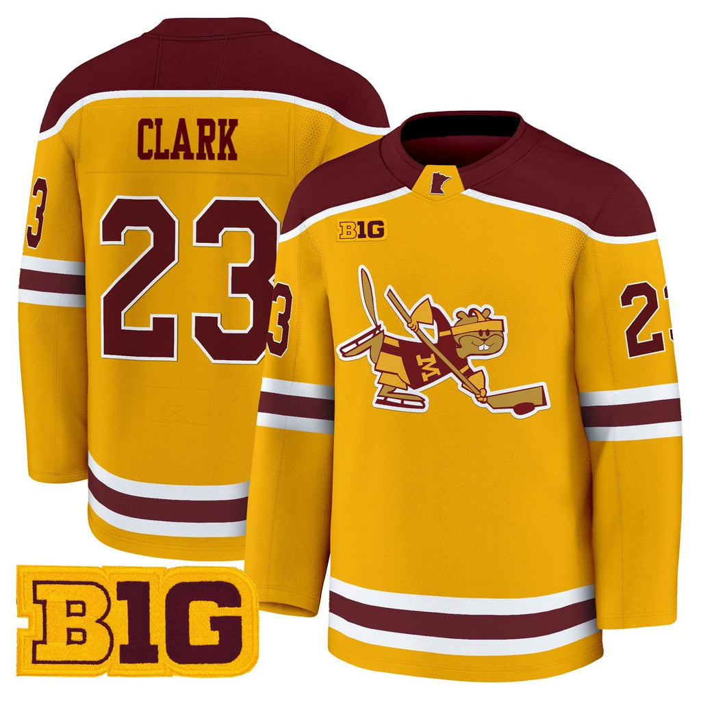 Jimmy Clark Jersey #23 Minnesota Golden Gophers 2025-26 Premium Stitched
