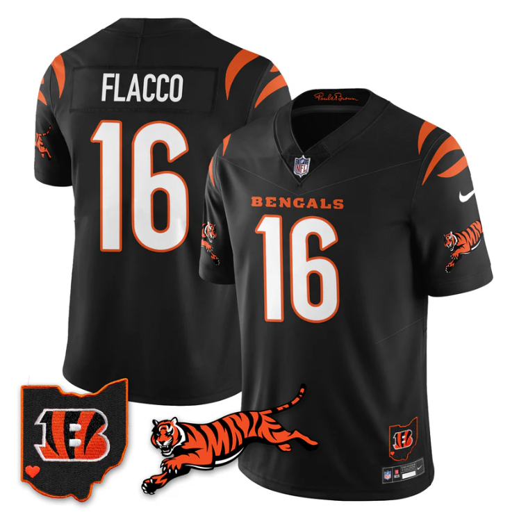 Joe Flacco Jersey #16 Vapor 2025 F.U.S.E. Limited All Stitched
