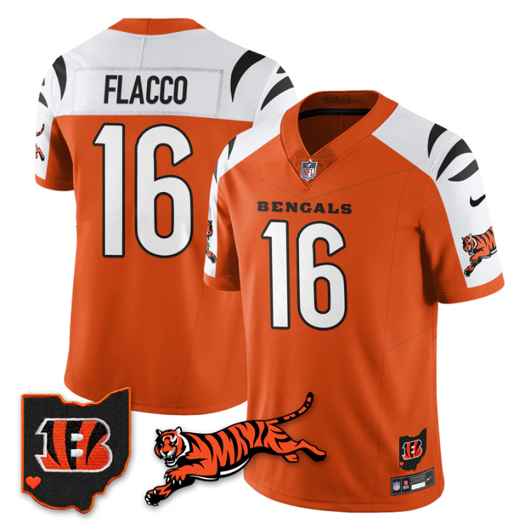Joe Flacco Jersey #16 Vapor 2025 F.U.S.E. Limited All Stitched