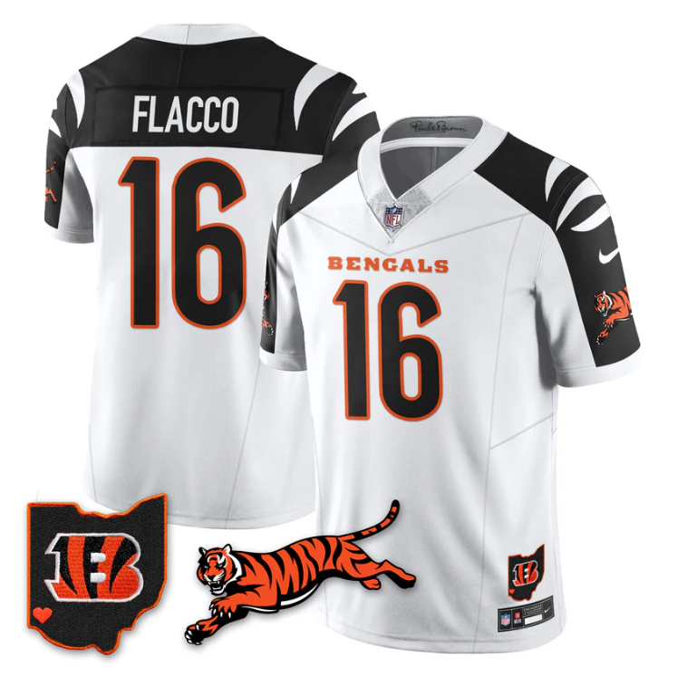 Joe Flacco Jersey #16 Vapor 2025 F.U.S.E. Limited All Stitched