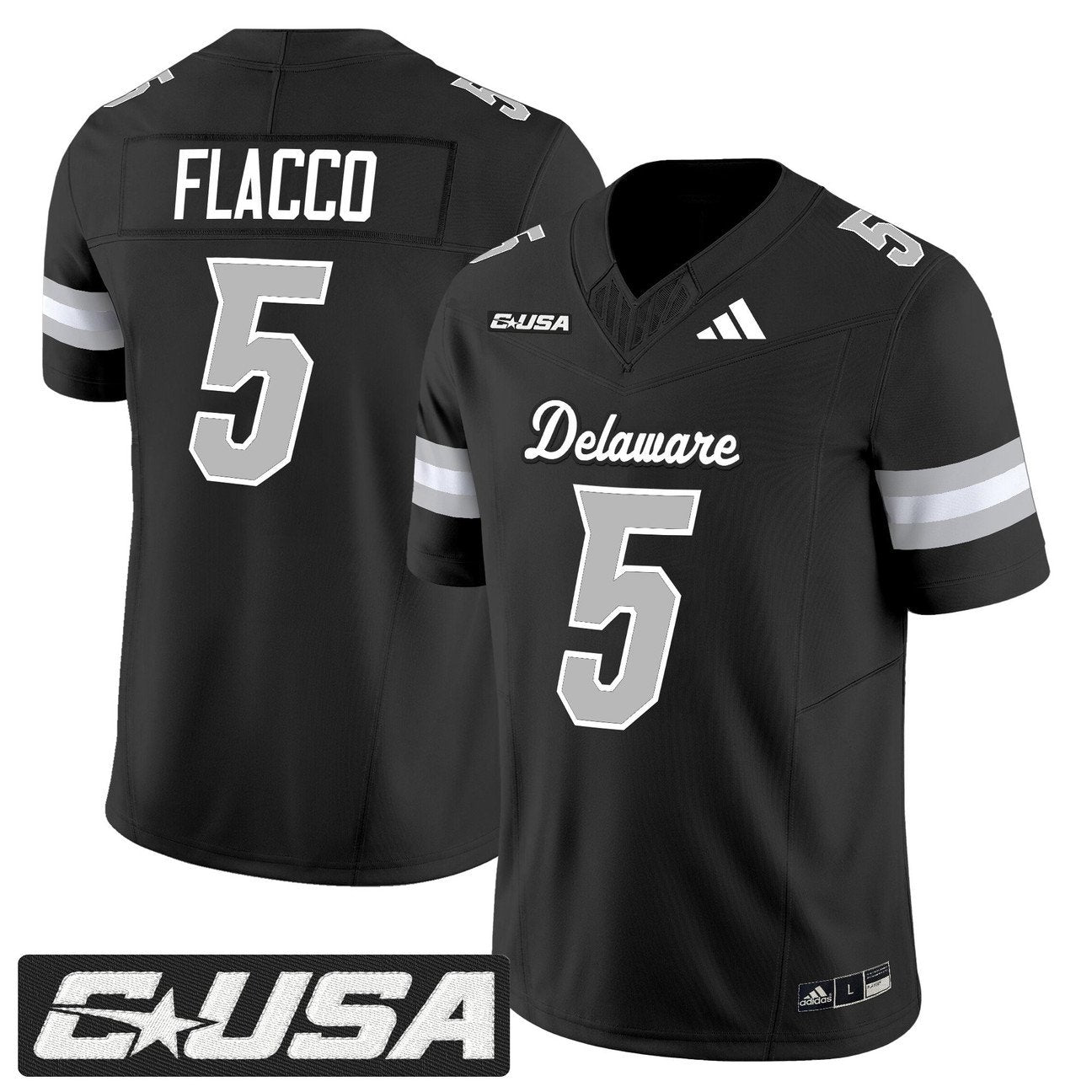 Joe Flacco Jersey #5 Delaware Blue Hens 2025 Vapor Limited Stitched