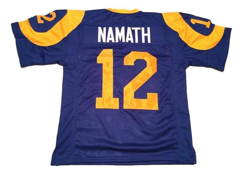 Joe Namath CUSTOM STITCHED Unsigned Football Jersey Blue