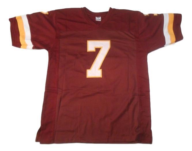 Joe Theismann CUSTOM STITCHED Unsigned Football Jersey Maroon