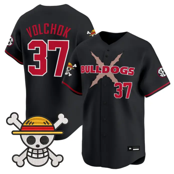 Joey Volchko Jersey #37 Georgia Bulldogs Baseball One Piece Premier Stitched