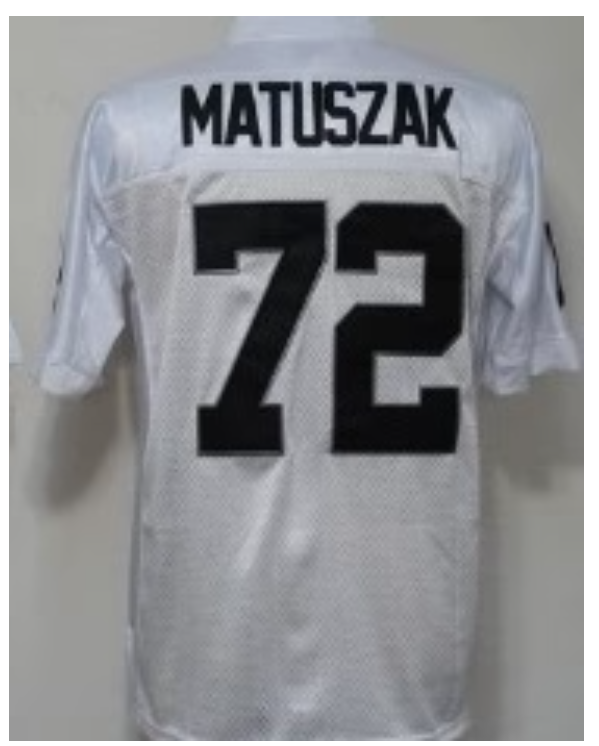 John Matuszak Jersey Oakland Raiders Custom Throwback Football White
