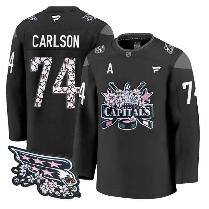 John Carlson Jersey #74 Washington Capitals 2026 Premium Stitched