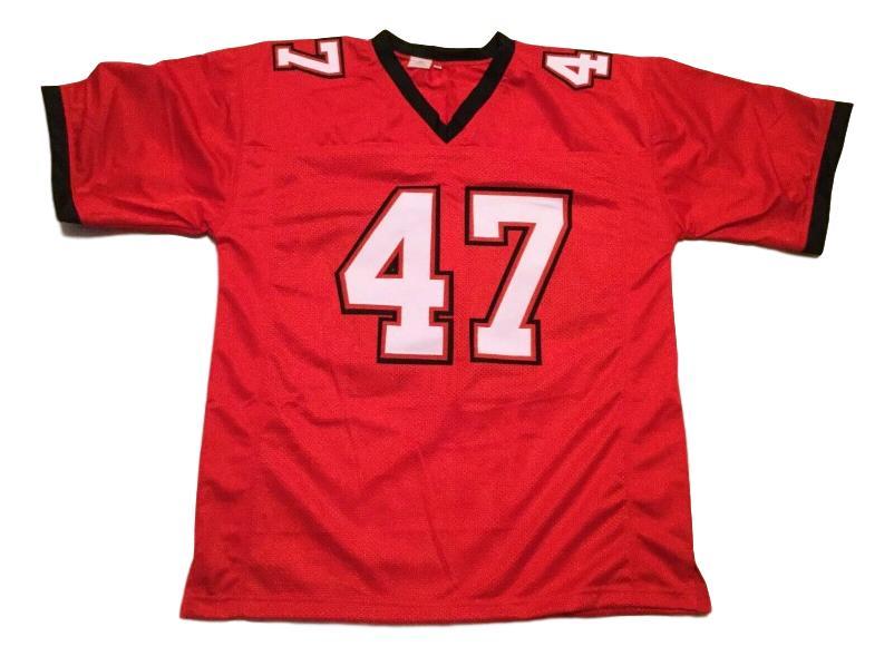 John Lynch CUSTOM STITCHED Unsigned Football Jersey Red