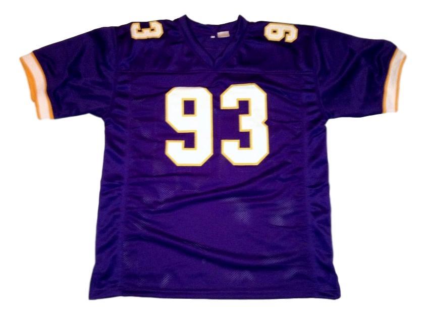 John Randle CUSTOM STITCHED Unsigned Football Jersey Purple