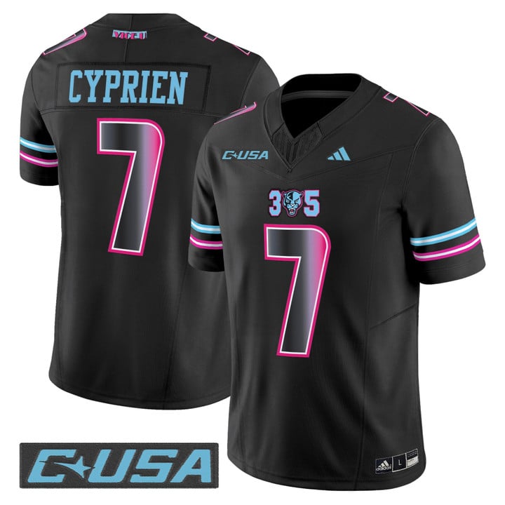 Johnathan Cyprien Jersey #7 Florida International Panthers 2025 Stitched