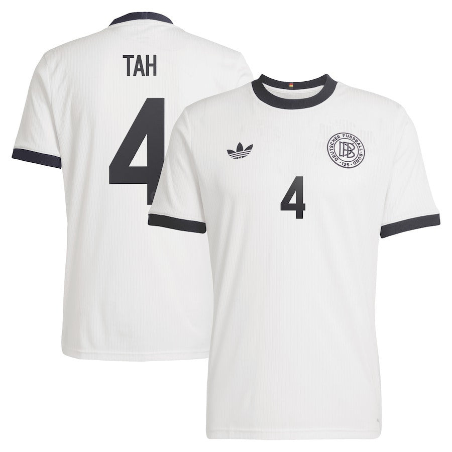 Jonathan Tah 4 Germany National Team 125th Anniversary Men Jersey – White