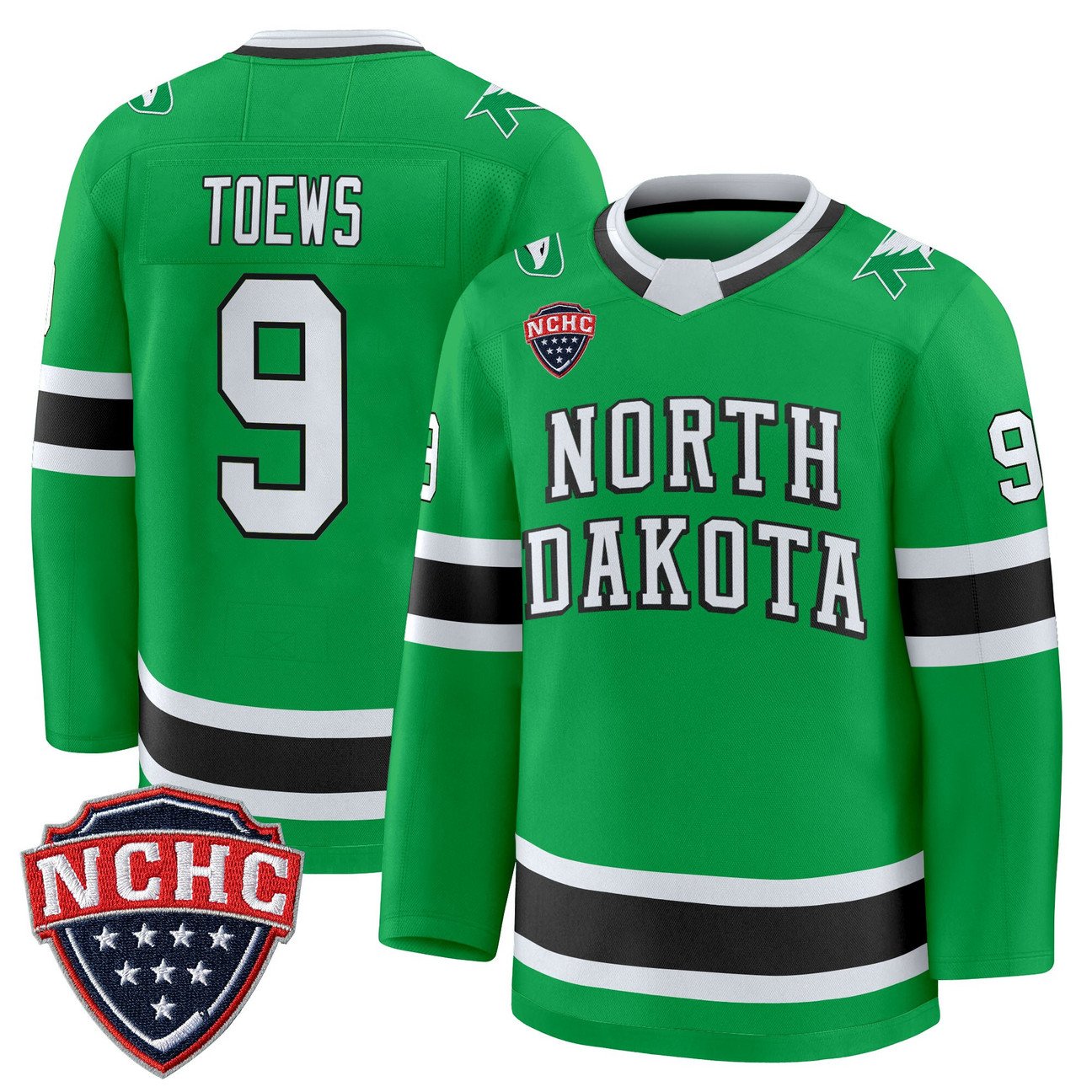 Jonathan Toews Jersey #9 North Dakota Fighting Hawks 2025-26 Stitched