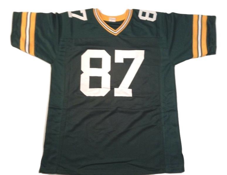 Jordy Nelson CUSTOM STITCHED Unsigned Football Jersey Green