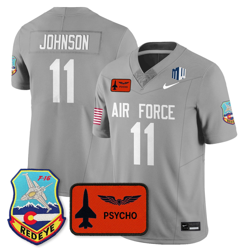 Josh Johnson Jersey #11 Air Force 2025 Honor F-16 Stitched 140th Wing