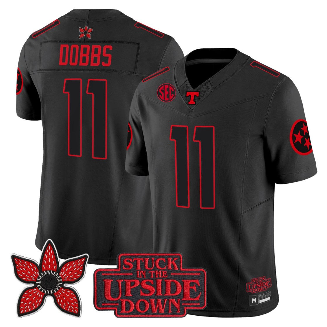 Joshua Dobbs Jersey #11 Tennessee Vols Stranger Things Edition Vapor Stitched
