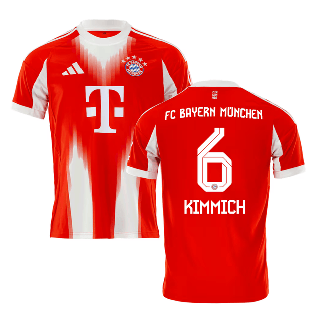 Joshua Kimmich 6 Bayern Munich 2025-26 Home Jersey – Red