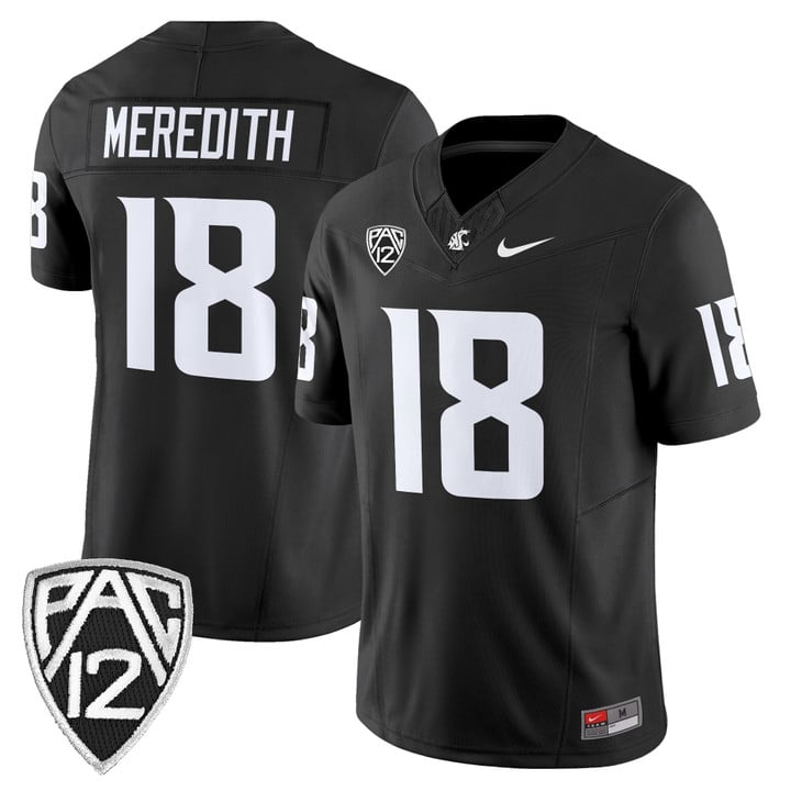 Joshua Meredith Jersey #18 Washington State Cougars 2025 Vapor Limited Stitched