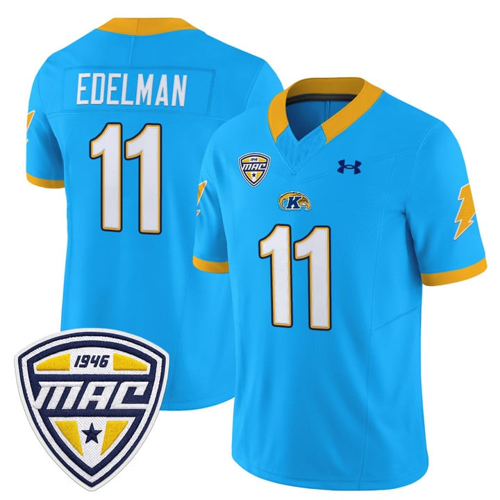 Julian Edelman Jersey #11 Kent State Golden Flashes 2025 Stitched