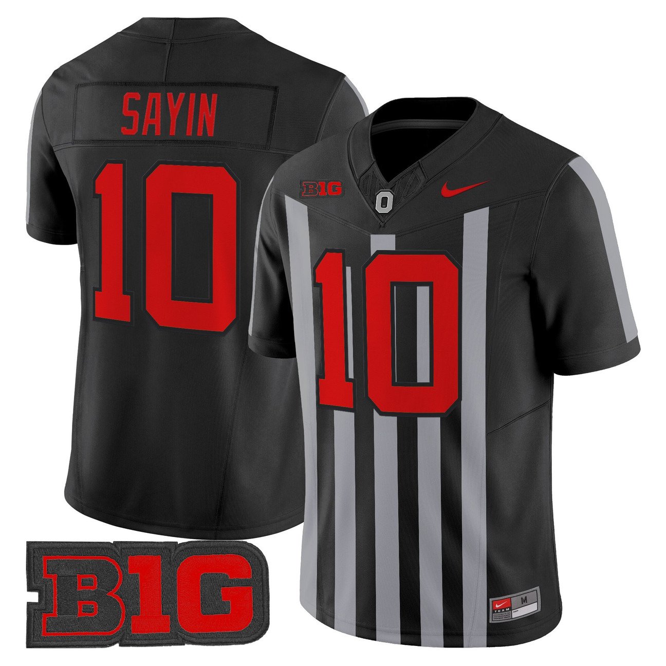 Julian Sayin Jersey #10 Ohio State Buckeyes Throwback Limited Stitched
