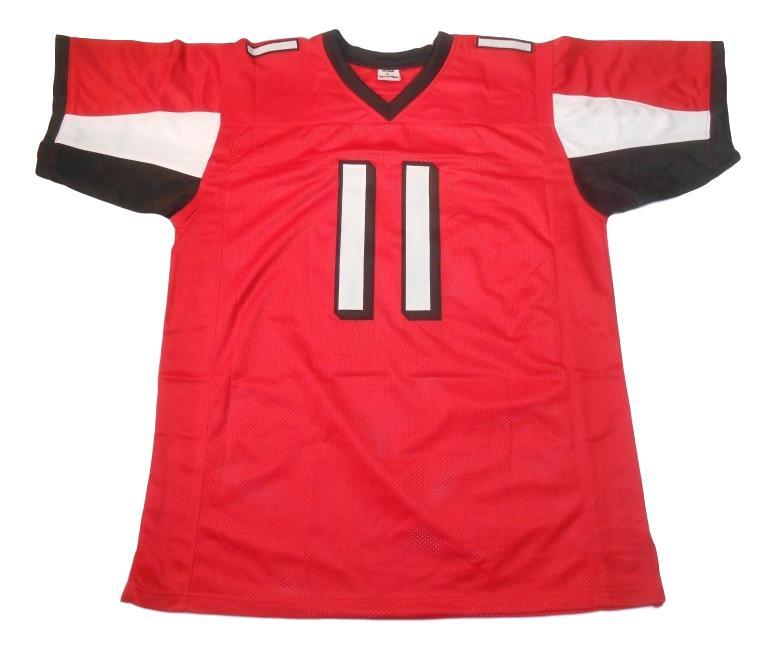 Julio Jones CUSTOM STITCHED Unsigned Football Jersey Red