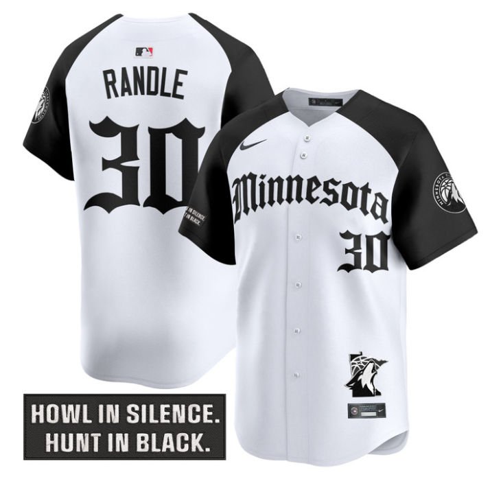 Julius Randle Jersey #30 Minnesota Timberwolves Gothic North Howl Edition