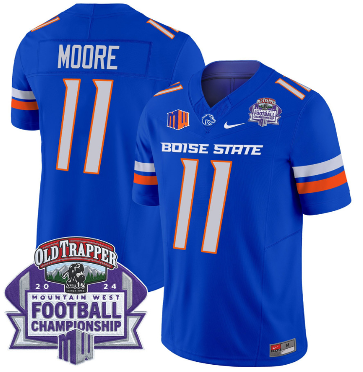 Kellen Moore Jersey #11 Boise State Broncos 2024 Championship Vapor Royal