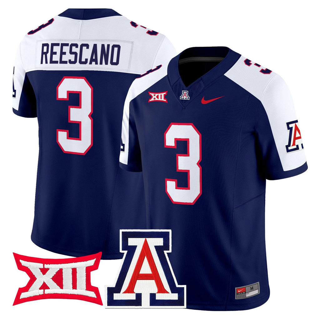 Kedrick Reescano Jersey #3 Arizona Wildcats 2025 Limited Stitched Navy Alternate