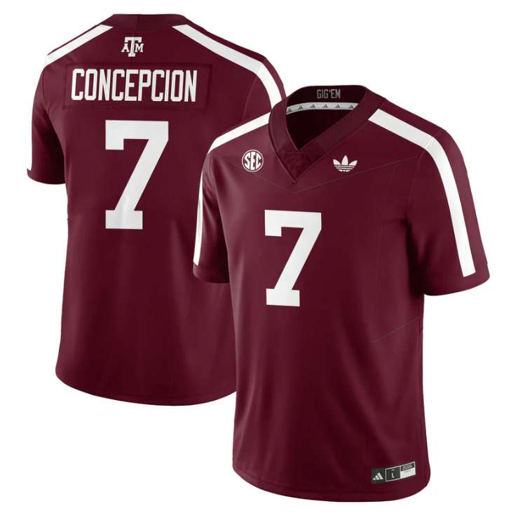 KC Concepcion Jersey #7 Texas A&M Aggies 1975 Throwback Stitched