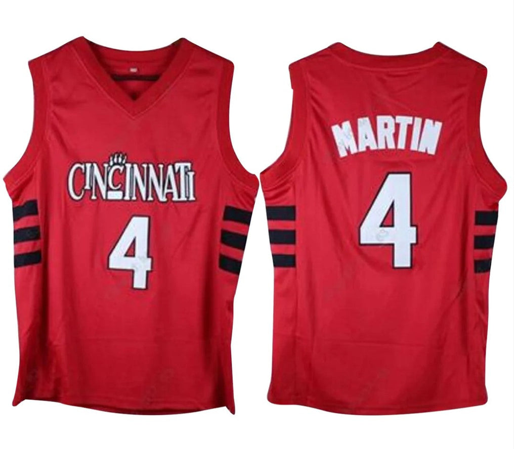 Kenyon Martin Jersey Cincinnati Bearcats College Basketball Red #4
