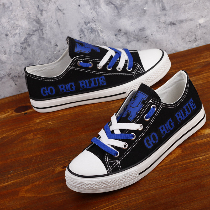 Kentucky Wildcats Limited Print NCAA College Students Low Top Canvas Shoes Sport Sneakers 1