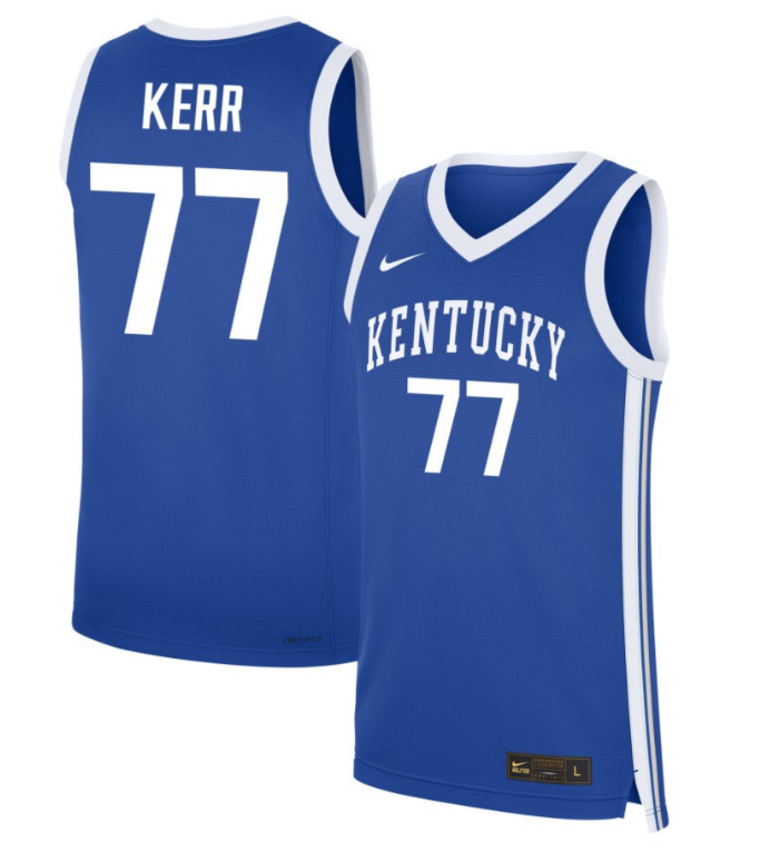 Krissa Kerr Jersey #77 Kentucky Wildcats NIL Basketball Royal