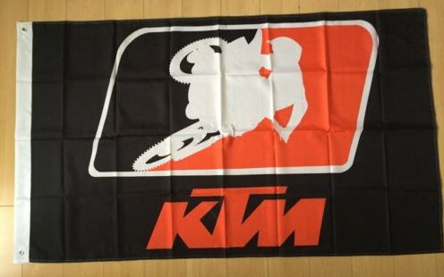 KTM Racing Flag Motorcross Off Road 3X5 Ft Polyester Banner USA 90x150cm