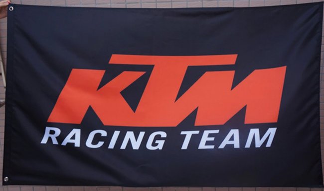 KTM Racing Team Flag 3X5 Ft Polyester Banner USA 90x150cm