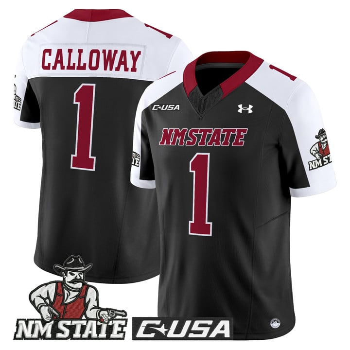 Kadarius Calloway Jersey #1 New Mexico State Aggies 2025 Stitched