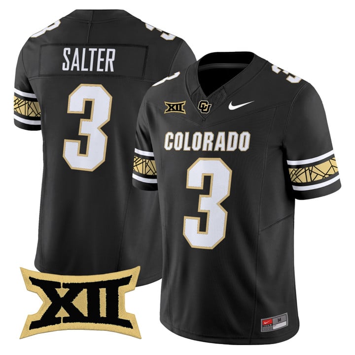 Kaidon Salter Jersey #3 Colorado Buffaloes 2025 Vapor Limited V2 Stitched