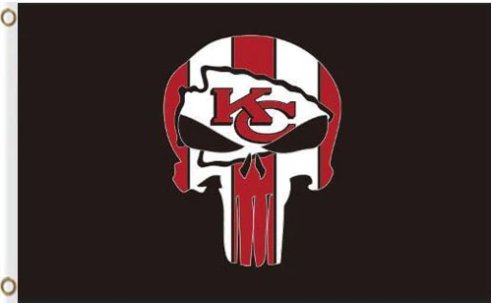 Kansas City Chiefs Digital Flag 3X5 Ft Polyester Banner USA 90x150cm