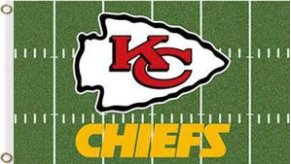 Kansas City Chiefs Green Flag 3X5 Ft Polyester Banner USA 90x150cm